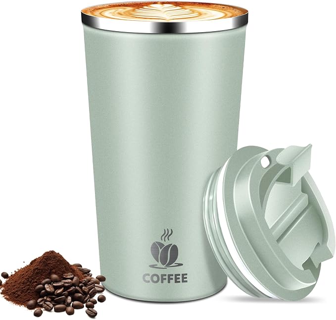 17oz Insulated Travel Coffee Mug by Hwawhin