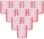 YOUBET 24PCS Pink Plastic Drinking Glasses by YOUBET