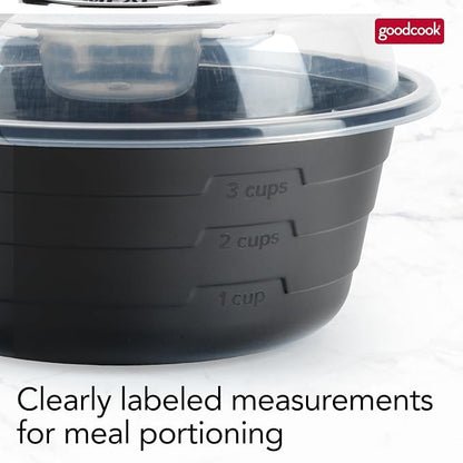 GoodCook 4-Cup Meal Prep Bowls Set - Image 3