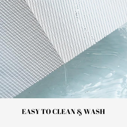 Placemats Set of 4 Vinyl/Plastic Woven Place Mats for Kitchen Table Indoor/Outdoor Washable Placemat Wipeable Dining Table Mats (Silver Cube,4)