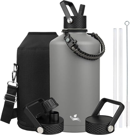 Konokyo 128 oz Insulated Stainless Steel Water Bottle Jug by Konokyo