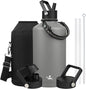 Konokyo 128 oz Insulated Stainless Steel Water Bottle Jug by Konokyo