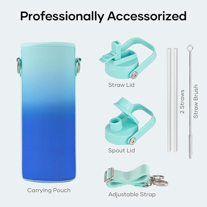 BUZIO 24 oz Insulated Stainless Steel Water Bottle - Image 6