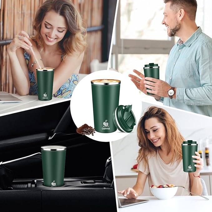 17oz Insulated Travel Coffee Mug - Image 8