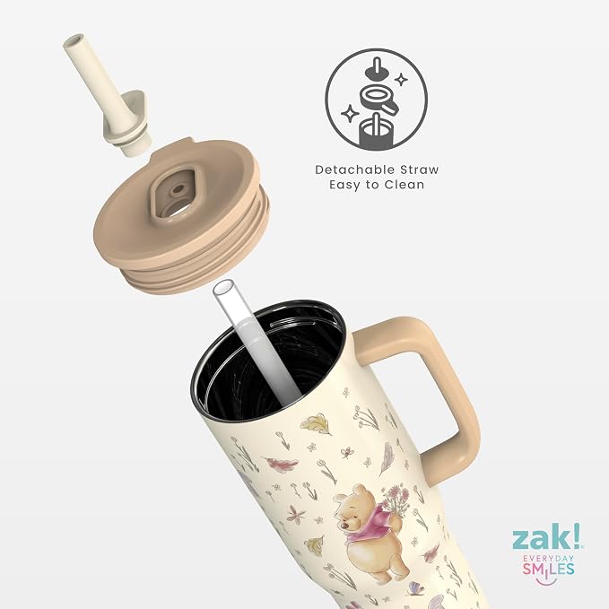 Zak Designs Winnie the Pooh 30oz Spill-Proof Insulated Travel Tumbler | BPA Free - Image 6