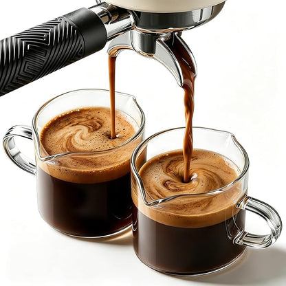 DWTS DANWEITESI Espresso Cups Set of 2: Espresso Machine Accessories by DWTSDANWEITESI