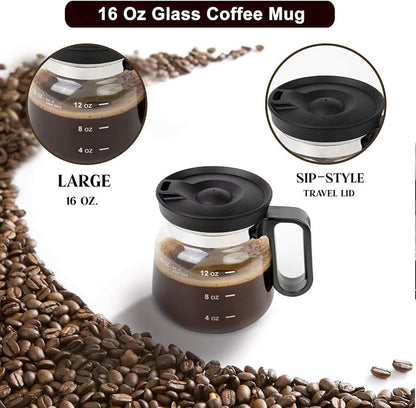 16 Oz Coffee Pot Mug, Mini Coffee Pot Cup, - Image 7