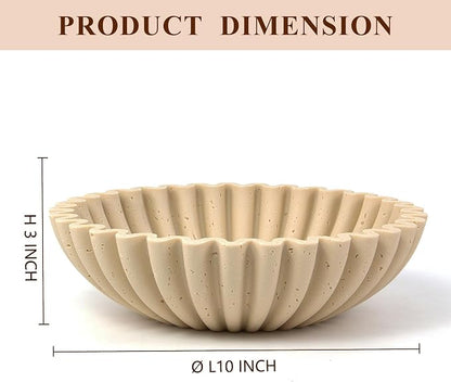 Large Decorative Bowl, Modern Handicraft Bowls - Image 2