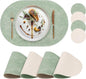 Faux Leather Placemats Set of 4 by yuuzue