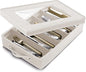 Flatware & Utensil Storage, Durable Silverware Storage Box by HearthHarbor