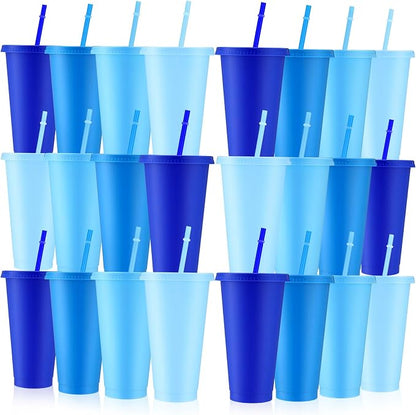 Skylety 24 Pcs Winter Plastic Cups by Skylety