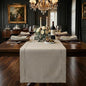 Signature Linen™ by D'Moksha Natural Table Runner 90 Inches Long, 100% Pure by DMokshaHomes