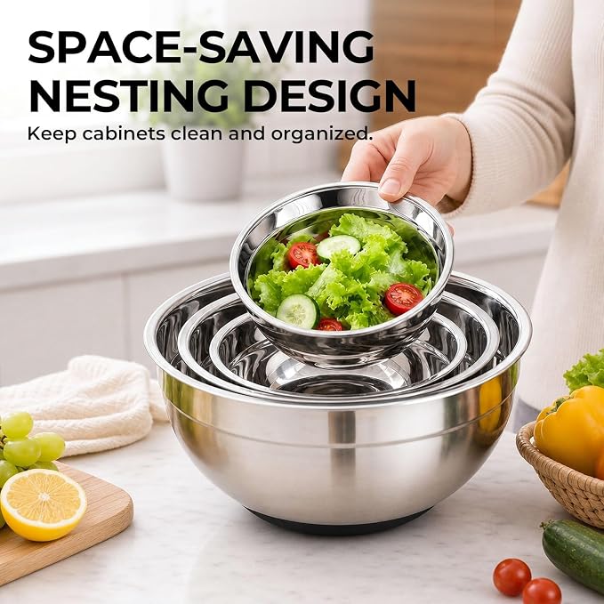 Stainless Steel Mixing Bowls - Image 7