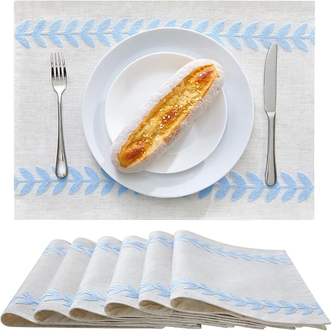 Wracra Embroidered Place Mats by Wracra