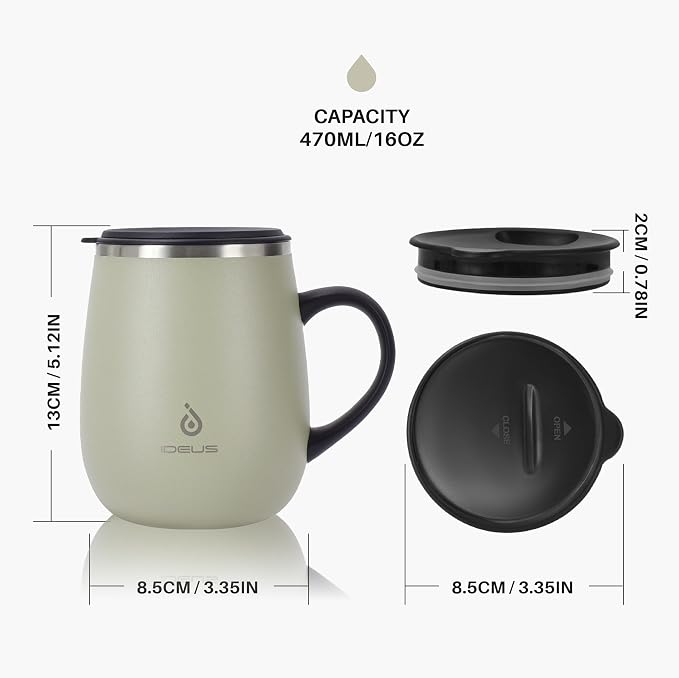 Ideus 16 oz Insulated Coffee Mug - Image 5