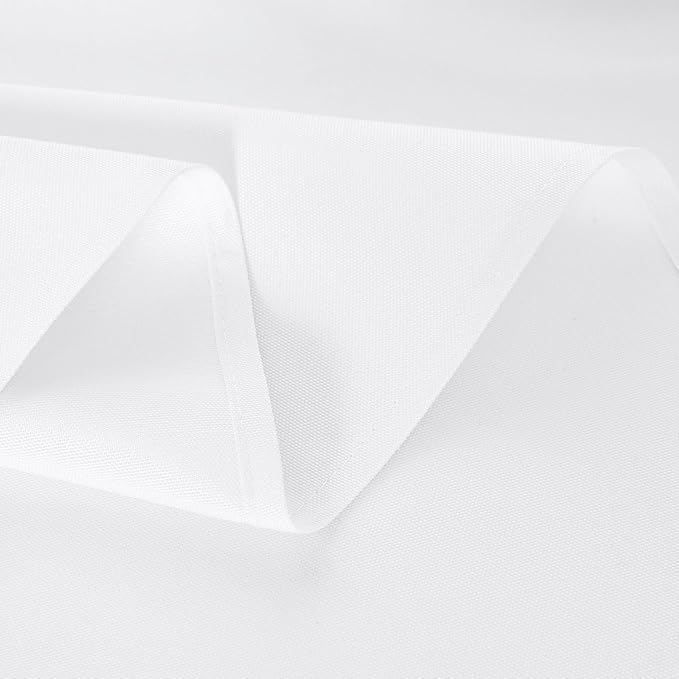 White Table Runner, Waterproof Washable Runners 108 Inches Long | Reusable - Image 5