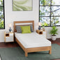 FDW | 6 Inch Twin XL Mattress | Medium Firm | Gel Memory Foam Mattress | White | Bed in a Box, CertiPUR-US Certified | Pressure Relief, Cooling Ventilated Foam | Washable Removable Cover
