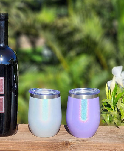CHILLOUT LIFE 12 oz Stainless Steel Wine Tumbler - Image 7