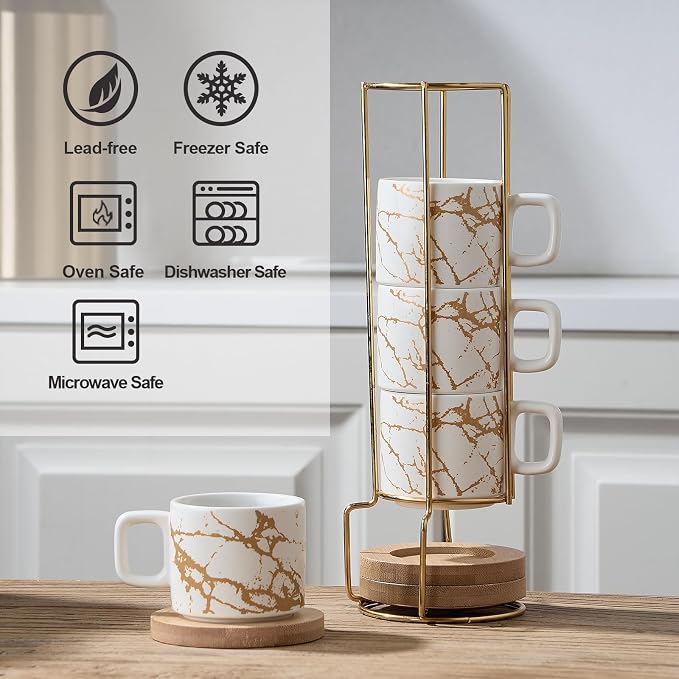 LUKA Porcelain Espresso Cup - Image 4