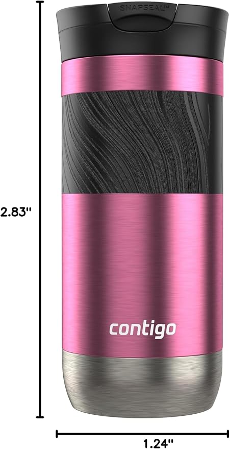 Contigo Byron 2.0 Travel Mug 16 oz Azalea - Image 5