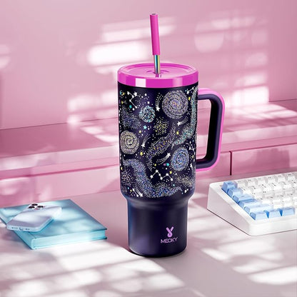 Meoky Glow in the Dark Tumbler: 40 oz Tumbler - Image 7