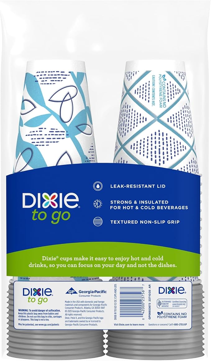 Dixie To Go Paper Coffee Cups - Image 2