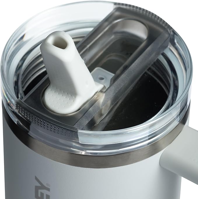 STANLEY Quencher ProTour Flipstraw Tumbler, 30 oz, Frost | Built-In Straw & - Image 2