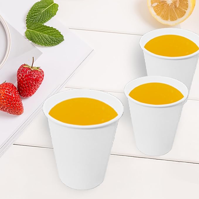 120-pack 9 oz white Paper Cups - Image 5