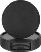 uxcell 1 Set Leather Coasters for Drinks, Drink Coasters by uxcell