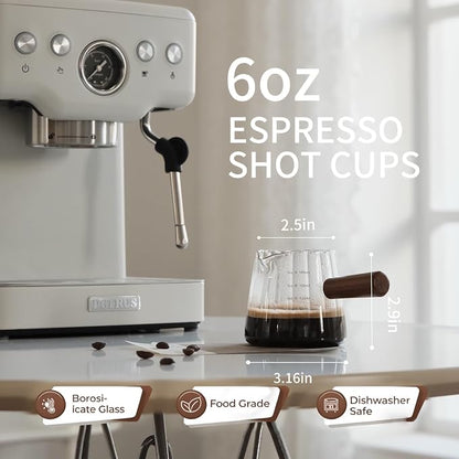 Olvini Espresso Cups 6oz, Espresso Accessories, Espresso Shot Cups - Image 2