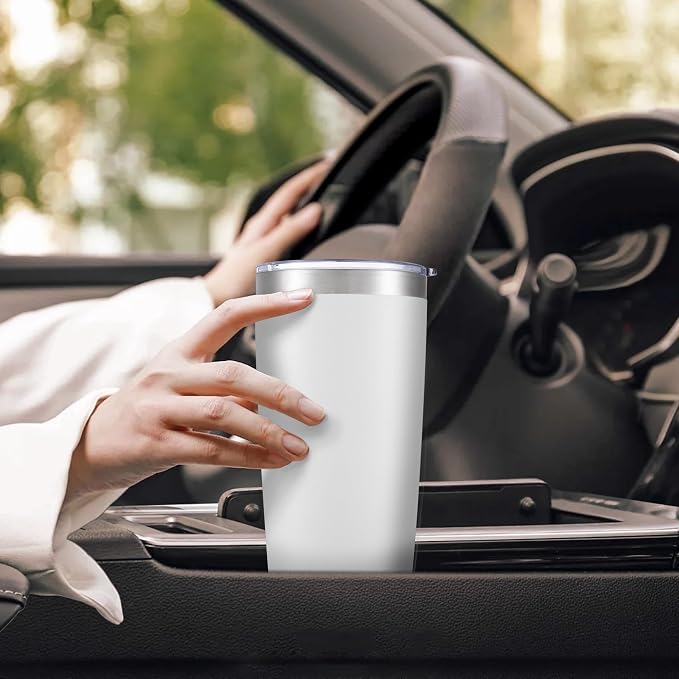 20 oz Tumbler with Lid Stainless Steel Insulated Tumblers Bulk Cups Mug | - Image 5