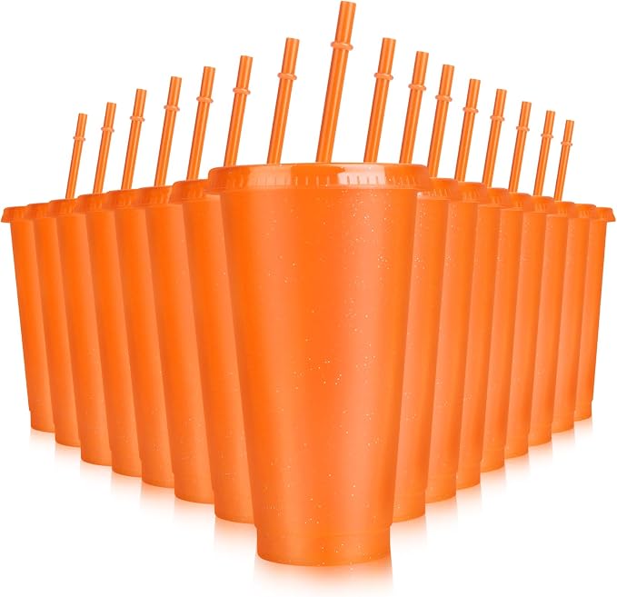 Hxezoc 16-Piece Reusable Cups by Hxezoc