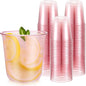 Ziliny 50 Pcs 50 Pcs Disposable Stemless Glasses 12oz Crystal Plastic Wine by Ziliny