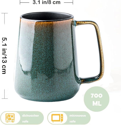 Large Ceramics Coffee Mugs, 24 oz, Large Handle Design, Extra Large Tea and - Image 2