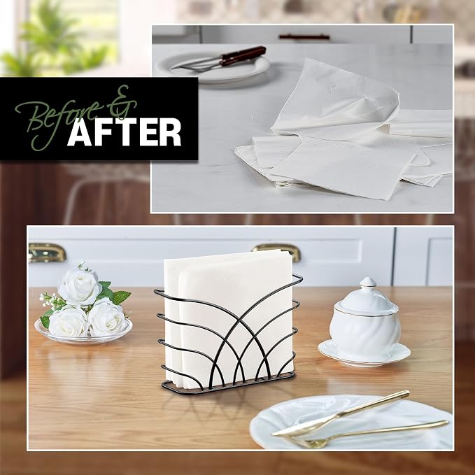 Napkin Holder for Table, Lunch Napkins & Table Decor - Image 7