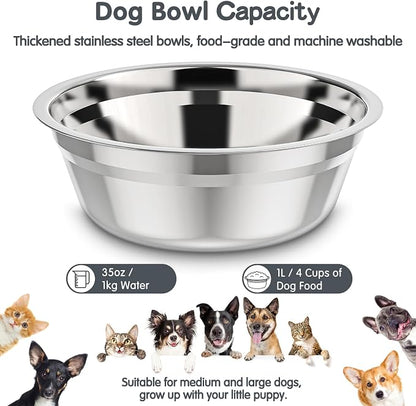 XIAZ Elevated Dog Bowls Large Breed Raised Dogs Bowl Stand Large/Medium Sized - Image 5