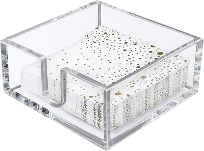 LotFancy Napkin Holder, Acrylic Cocktail Napkin Holder - Image 7