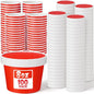 Fulmoon 100 Pack Paper Soup Containers by Fulmoon