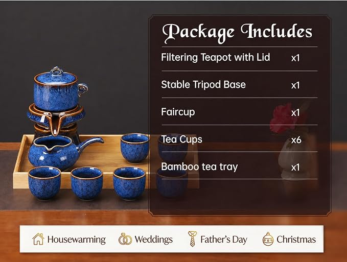 Chinese Tea Set, Japanese Gongfu Tea Set, Teapot Set - Image 8