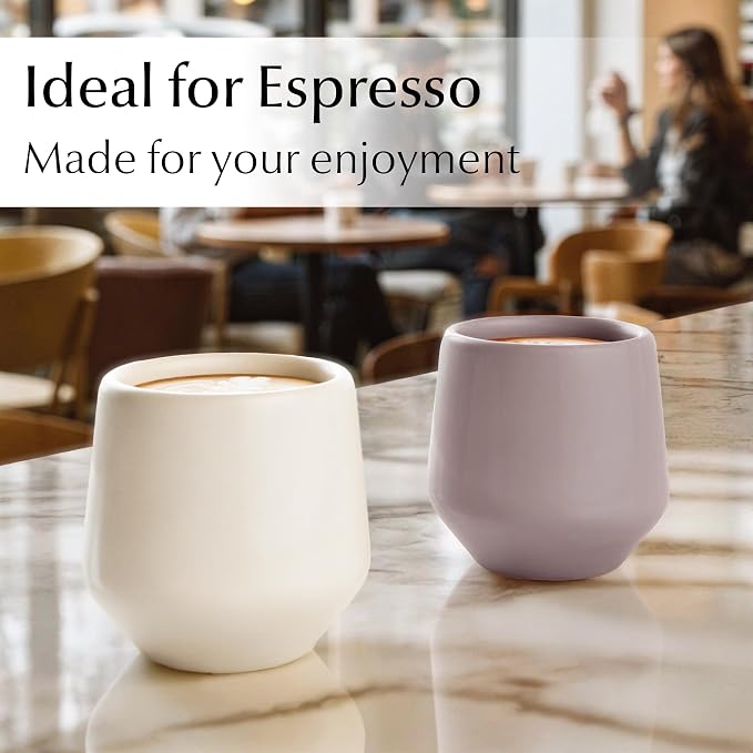 MIAMIO - Espresso Cups Set of 4 / Mug, Ceramic - Luxe | Ceramic espresso cups - Image 7