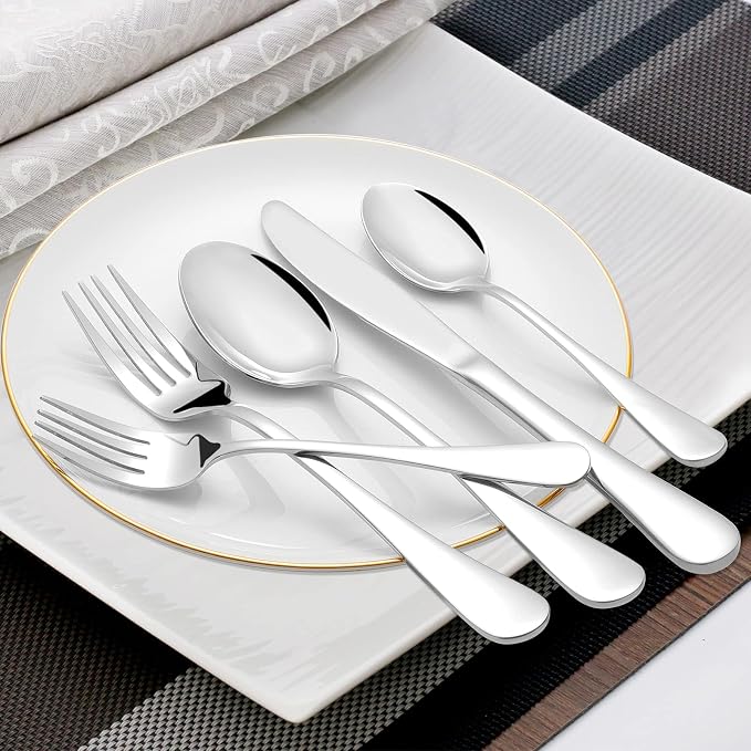 NICE KITCHEN 60 Piece Silverware Set - Image 2