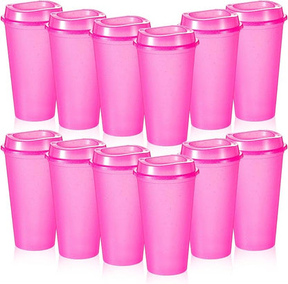 FillTouch 12 Pcs 16 oz Reusable Coffee Cups by FillTouch
