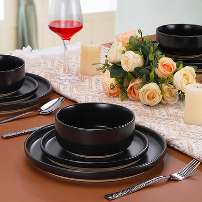 LIANYU Stoneware Dinnerware Sets - Image 8