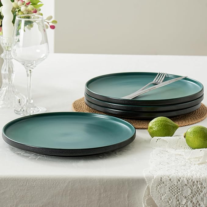 Ceramic Dinner Plates, 10.25 Inch, Set - Image 2