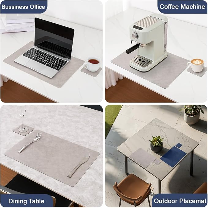 Vinyl Placemats Set of 4, Dual Sided Place Mats - Image 6