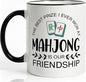 Mahjong Gift for Mahjong Players, Mahjongg Lover Coffee Mug Gifts for Friends by Yanprint