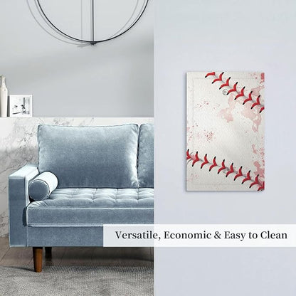 Light Switch Cover Baseball Sports Ball Game Wall Plate Cover 1 Gang Blank No Device Decorative Outlet Covers Electrical Switchplate for Bathroom Bedroom Decor