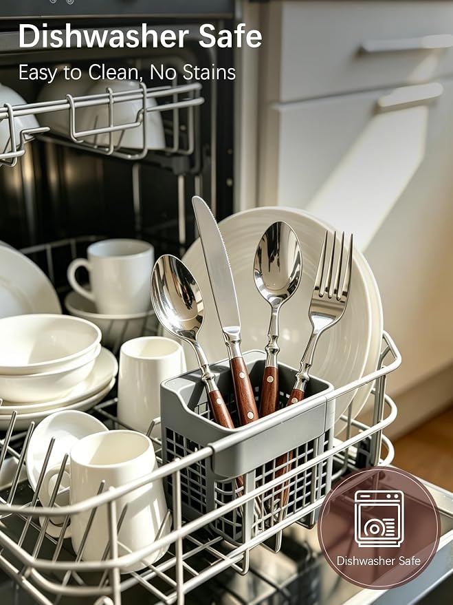 Silverware Set for 4 Classic 20 Piece Flatware Set Elegant 18/10 Stainless - Image 6