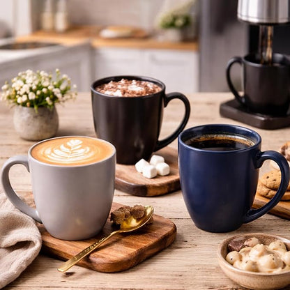 AmorArc 12 oz Coffee Mugs, Matte Coffee Cups - Image 4