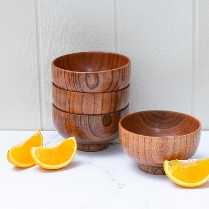 Handmade Wood Bowl, for Rice, Decoration - Image 6